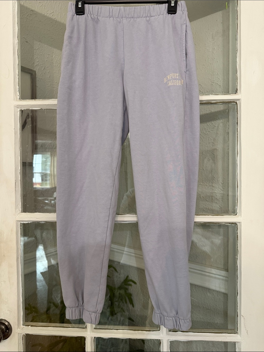 Brandy Melville Newport Beach Lavender Jogger Sweatpants